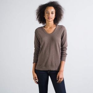 Everlane Seed Stitch U Neck sweater